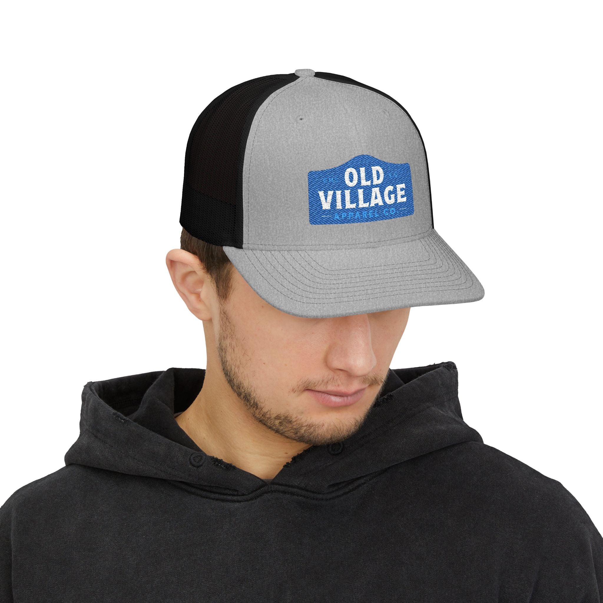 Old Village Sign Trucker Hat