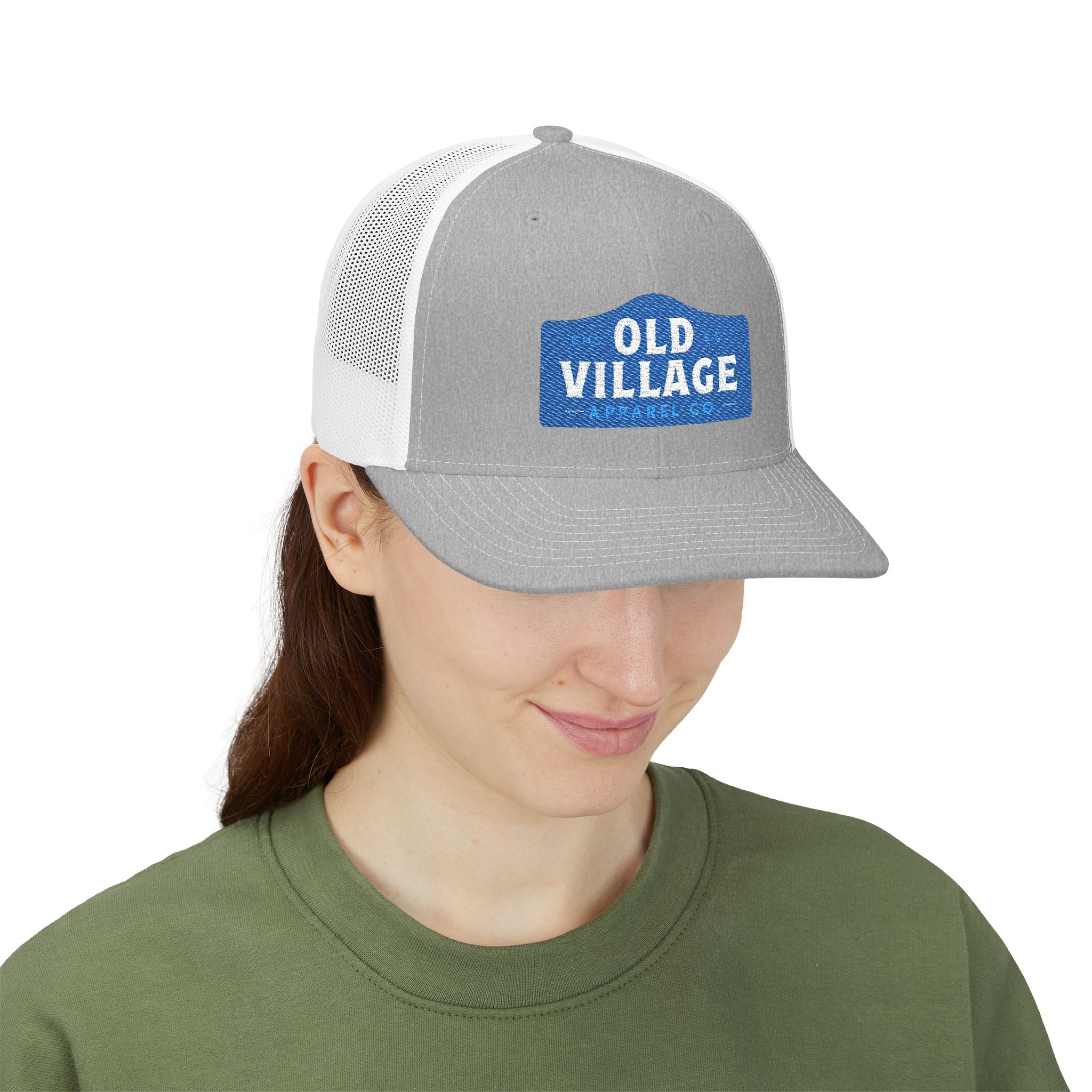 Old Village Sign Trucker Hat
