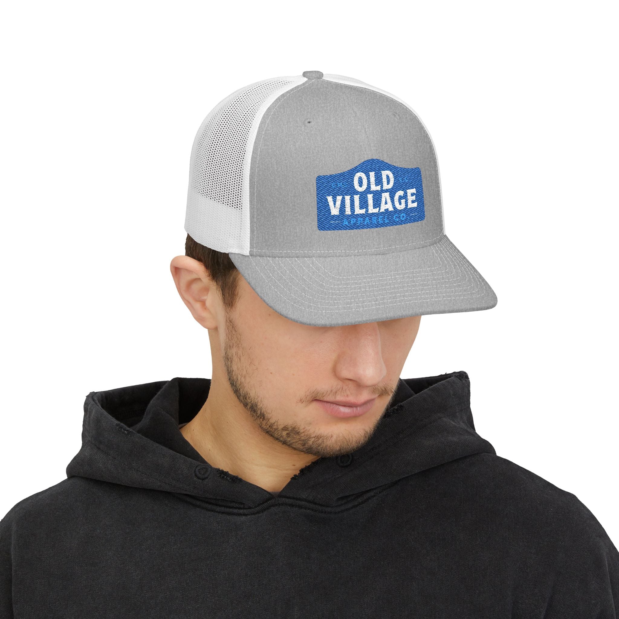 Old Village Sign Trucker Hat