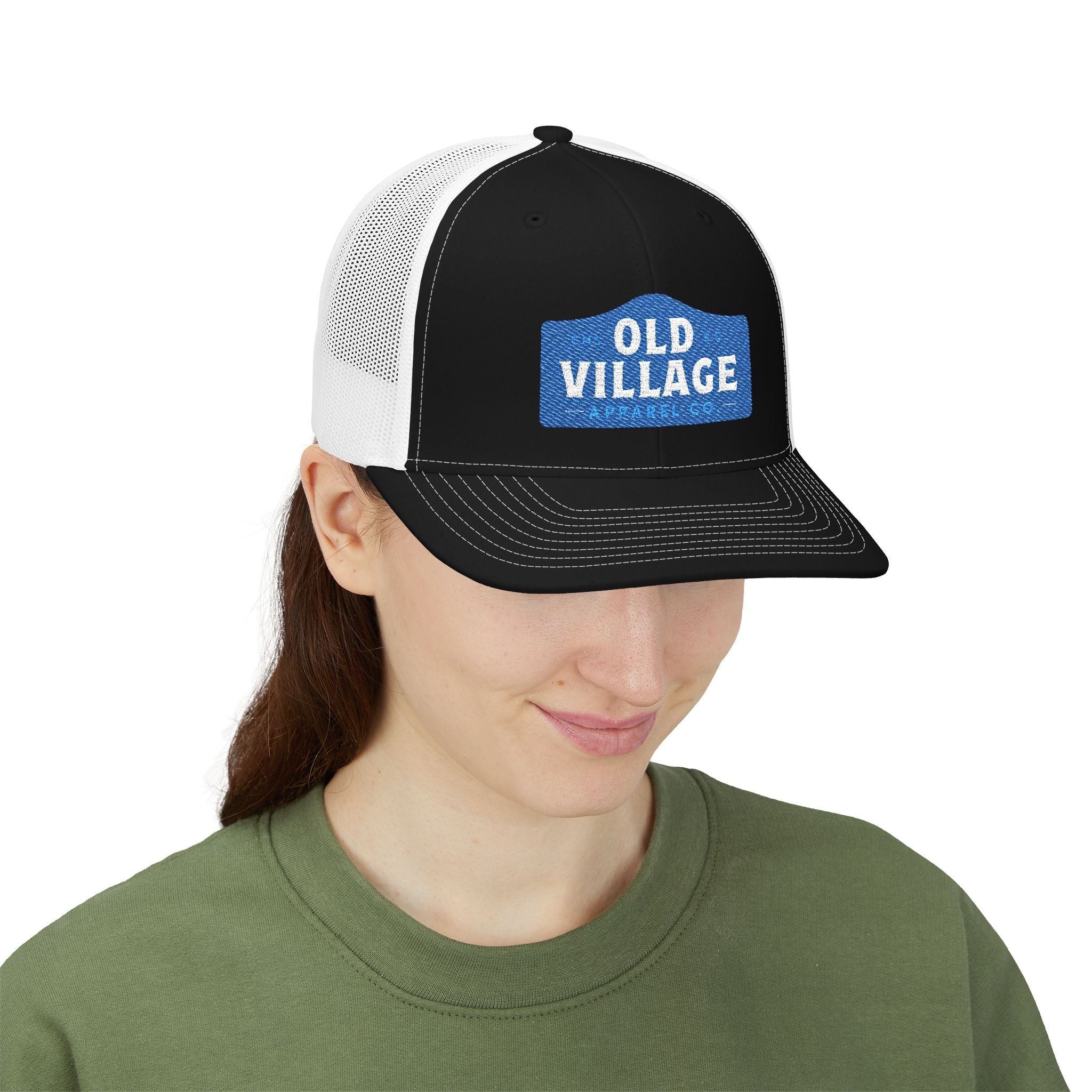 Old Village Sign Trucker Hat