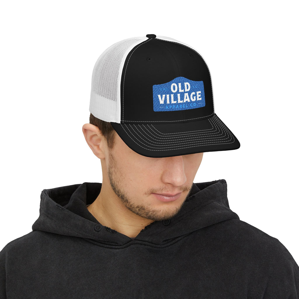 Old Village Sign Trucker Hat