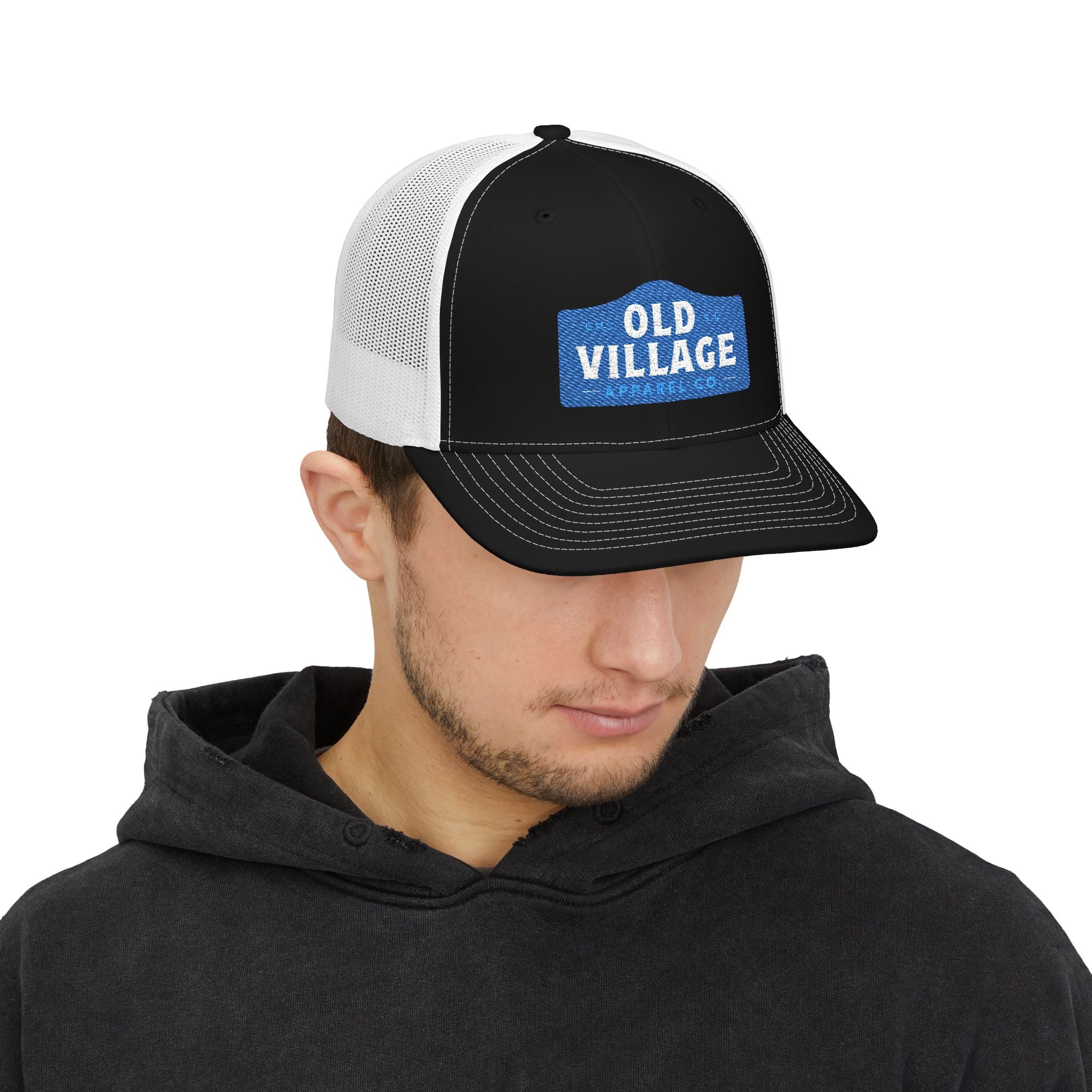 Old Village Sign Trucker Hat